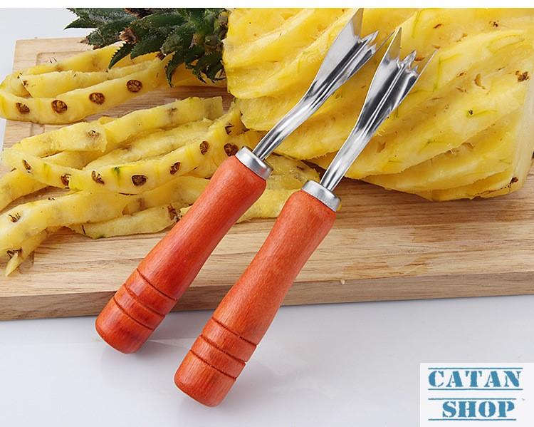 Combo 2 Dao gọt thơm loại 1, inox cao cấp, cắt mắt thơm, mắt dứa siêu nhanh , siêu tiện dụng GD37-DGTCC-2