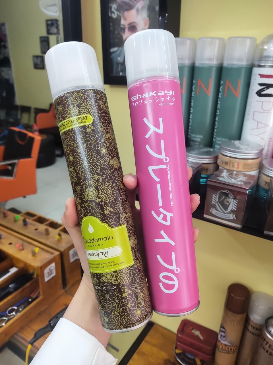 Gôm Keo Vuốt Tóc Tạo Kiểu Shakayi 400ml Nhật Bản