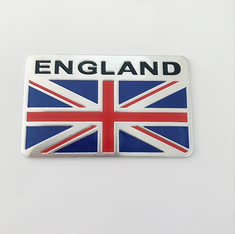 Tem Dán Bằng Nhôm Cờ Nước Anh - Hình Chữ Nhật