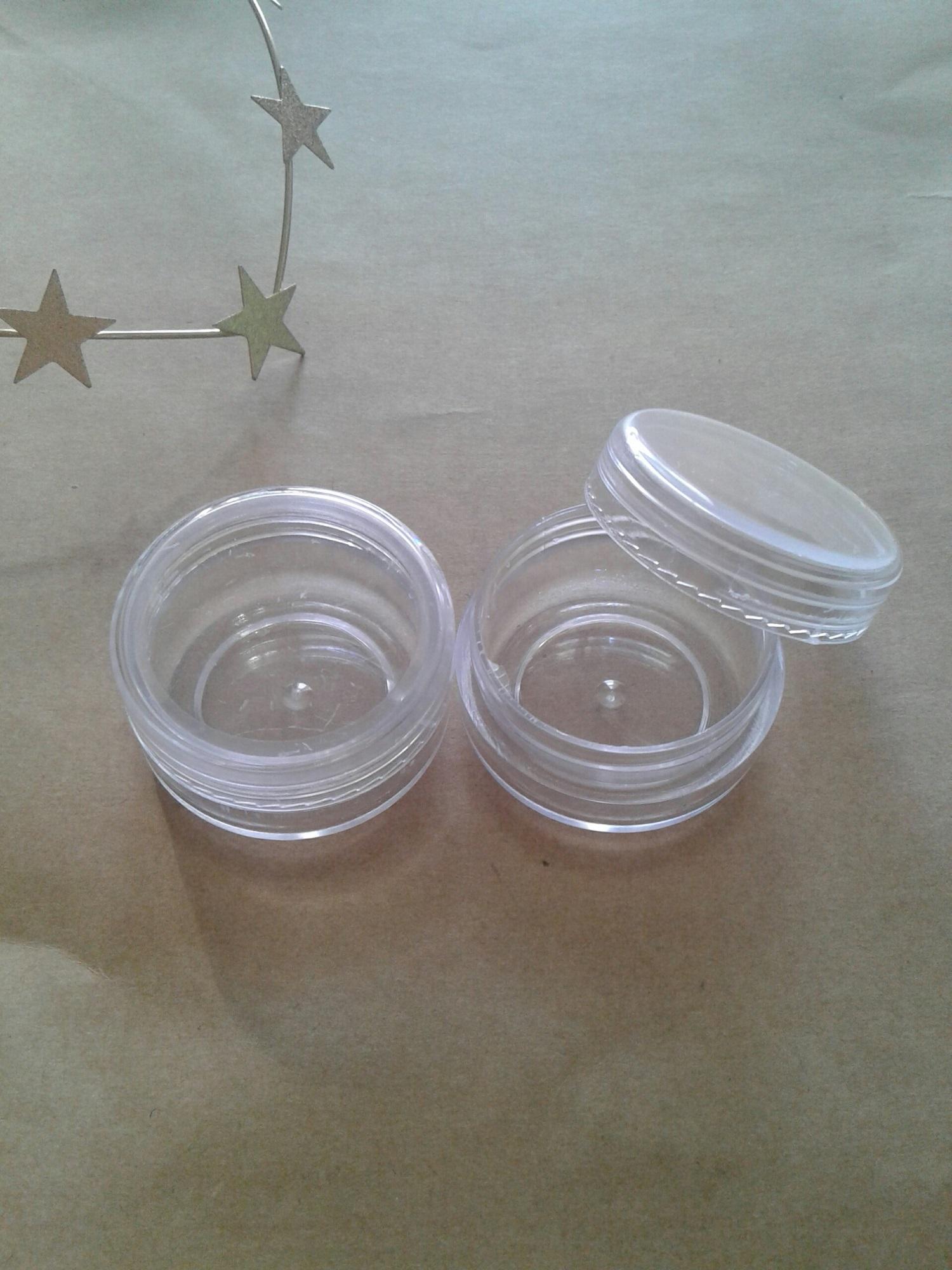 100 hũ nhựa tròn chiết mỹ phẩm 20g - Hủ đựng kem