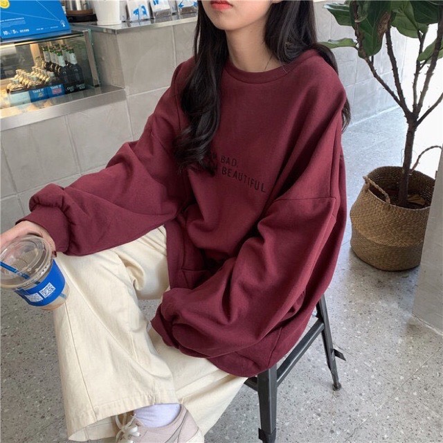 💖MỚI VỀ💖[Hình Thật] Áo Nỉ Sweater Nỉ Bông Form Rộng - Phong Cách Oversize Unisex B67