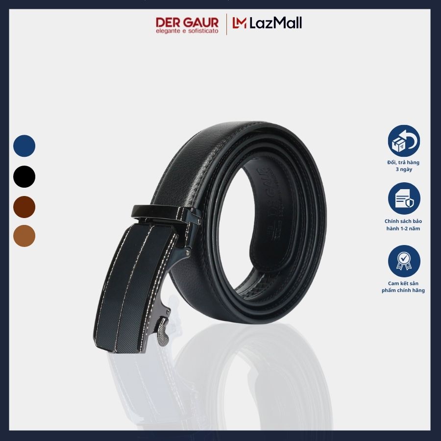 Thắt lưng 100% Da bò cao cấp  Der Gaur DGL 133