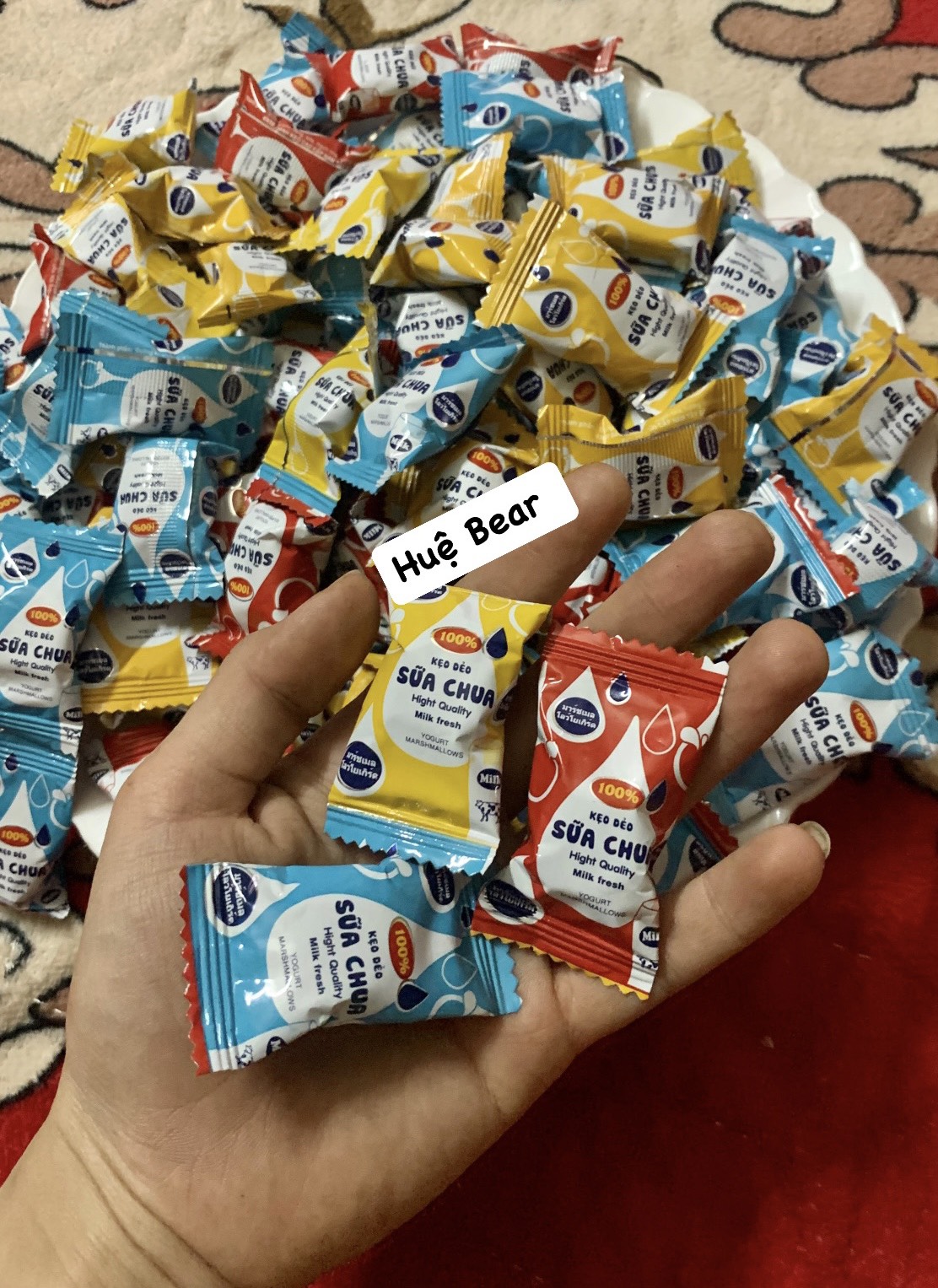 500g kẹo dẻo sữa chua