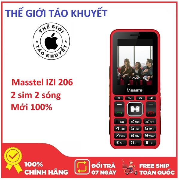 Điện thoại Masstel IZI 206 - 2 SIM - Mới 100% - Bảo hành 12 tháng - Thế Giới Táo Khuyết