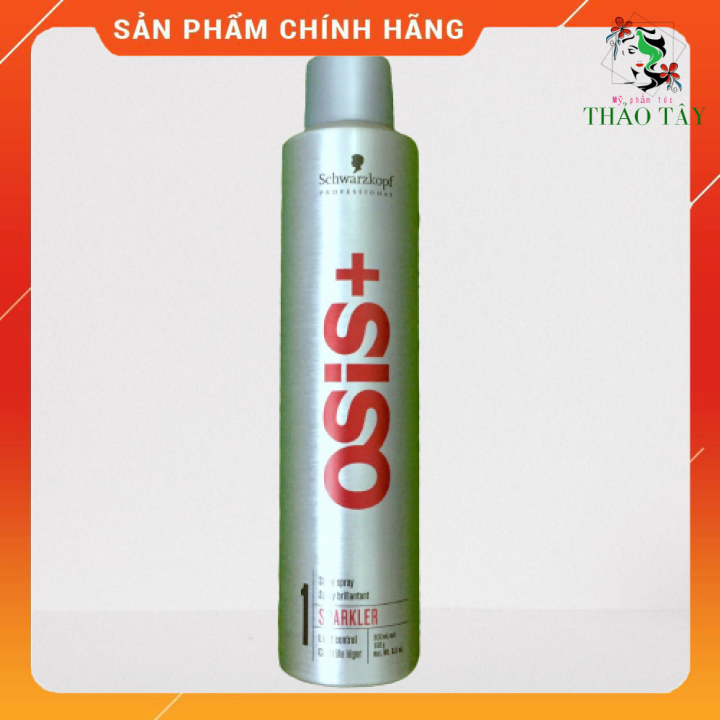 Keo xịt bóng giữ nếp tóc nhẹ Osis Schwarzkopf Sparkler 1 300ml - Chai