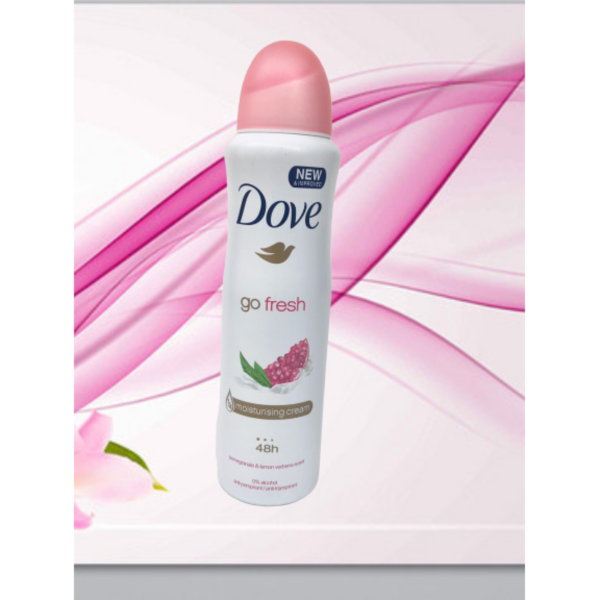 Xịt ngăn mùi Dove Pomegranate & Lemon Verbena 150ml - Hương lựu ngọt ngào