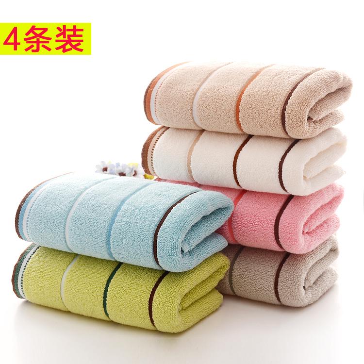 4 Gói Theo Chiếc Khăn Mặt 100% Cotton Đồ Gia Dụng Rửa Mặt Người Lớn Dày Siêu Hút Nước Mềm Mại 100% Cotton Vài Đồ Dùng Gia Đình Lau Tay Khăn Mặt