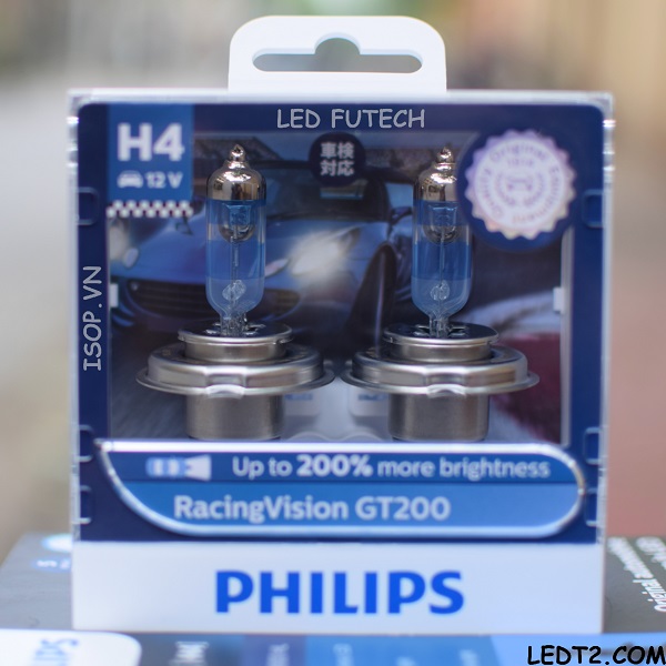 [LEDT2 ISOP] Đèn pha Halogen Philips Racing Vision GT200