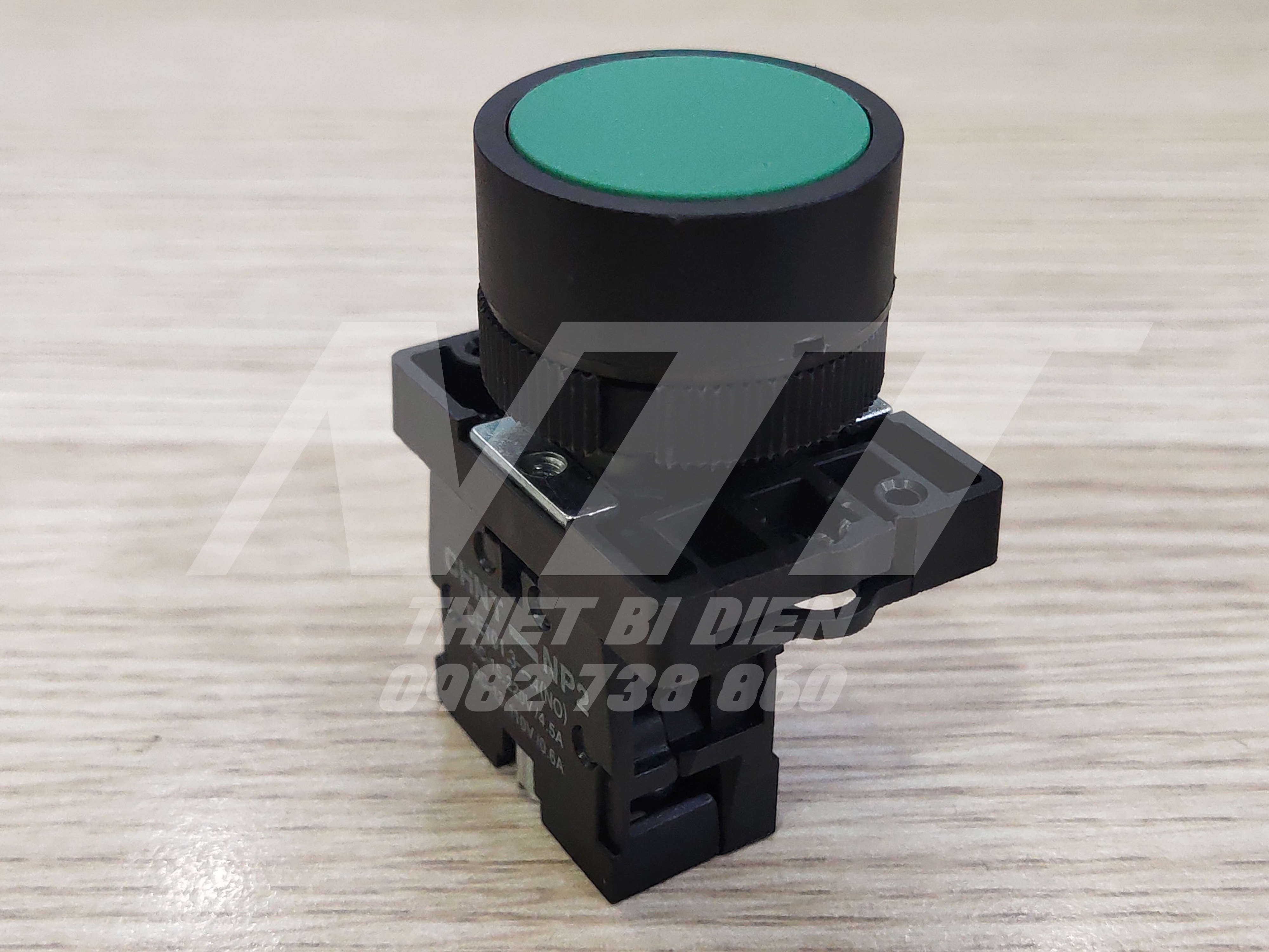 Nút nhấn không đèn phi 22 đỏ vàng xanh NP2 Chint