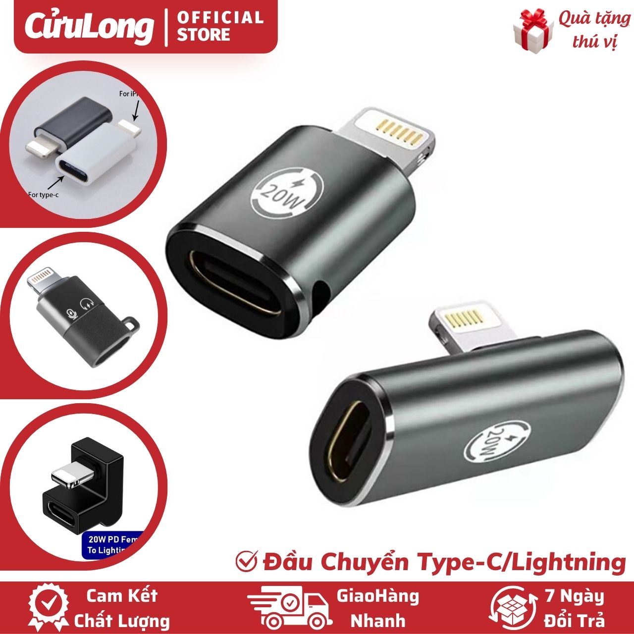 Lightning Type C Adapter, otg connect microphone charging cable for iPhone Android