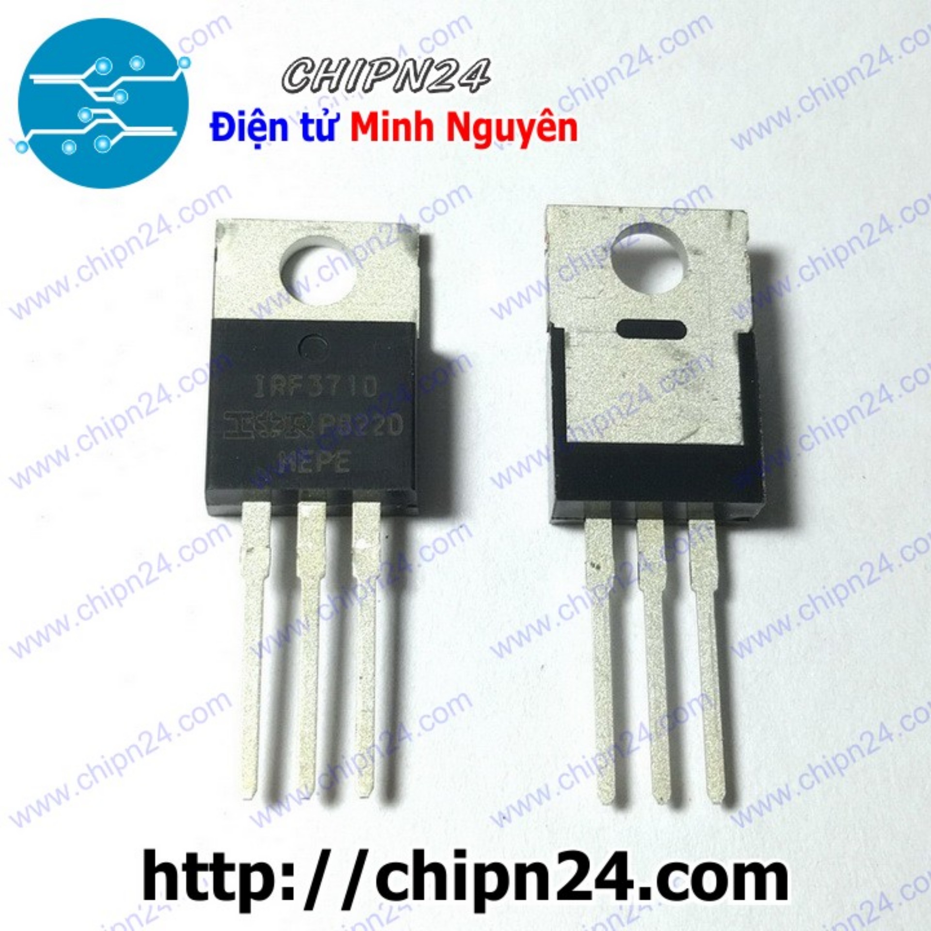 [1 con] (KT1) Mosfet IRF3710 TO-220 (Hàng Tốt) 57A 100V Kênh N (F3710 3710)