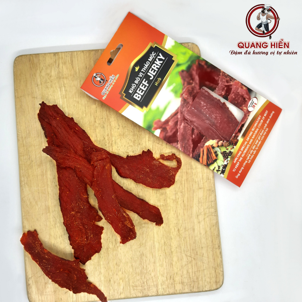 Beef jerky khô bò thảo mộc 20g