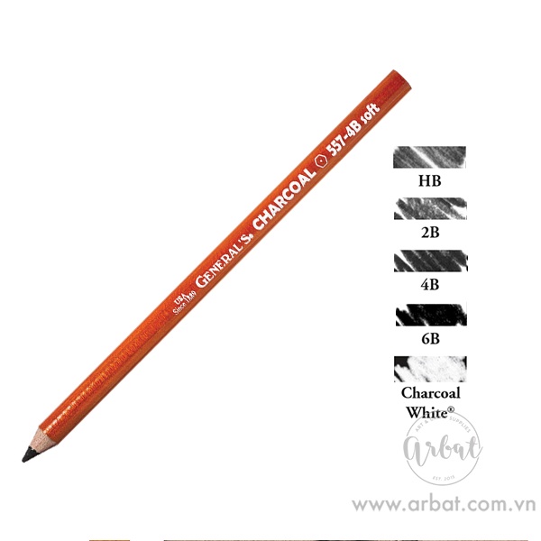 Chì than, chì than trắng lẻ General Pencil