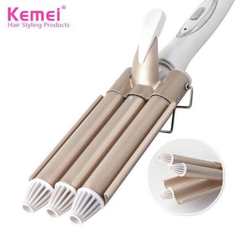 Máy làm xoăn 3 trục kemei
