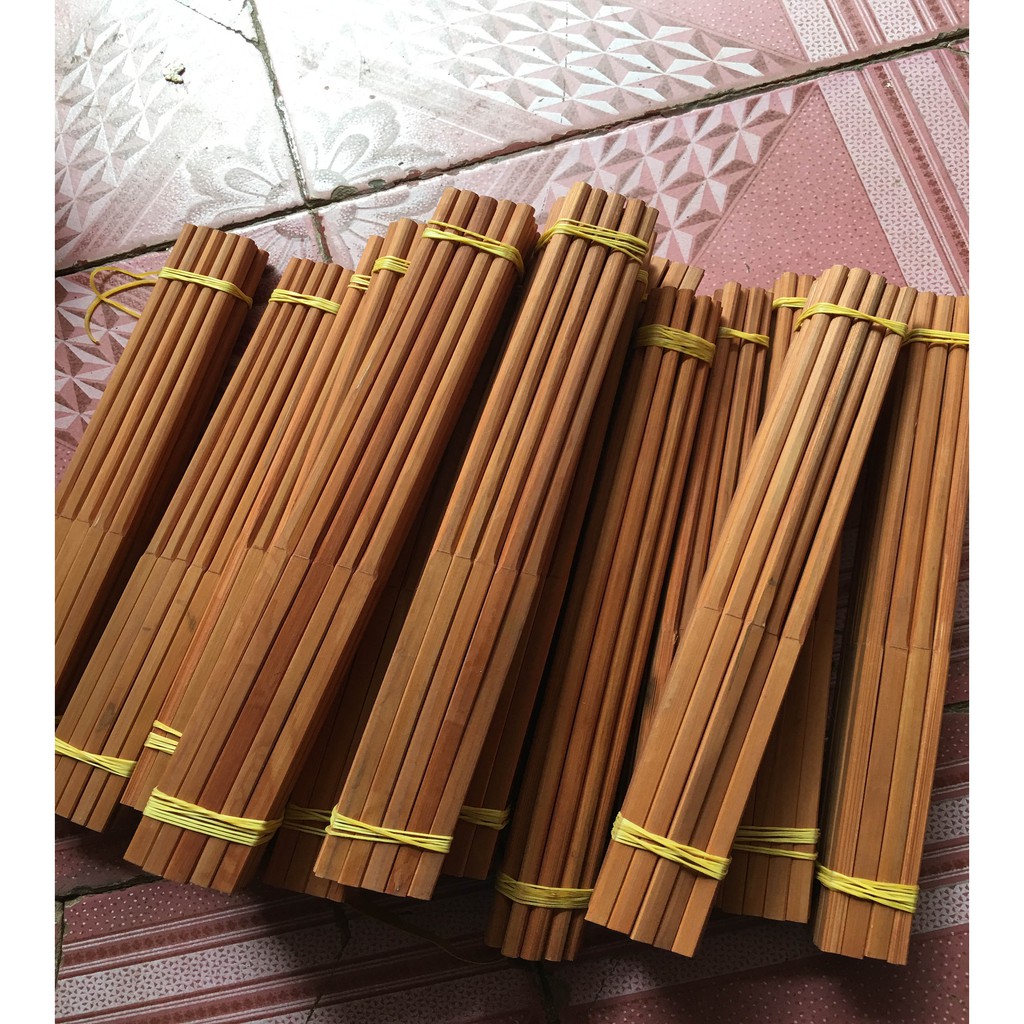 20 Đôi Đũa tre Vót Thủ Công - Dân Tộc Thái Sơn La