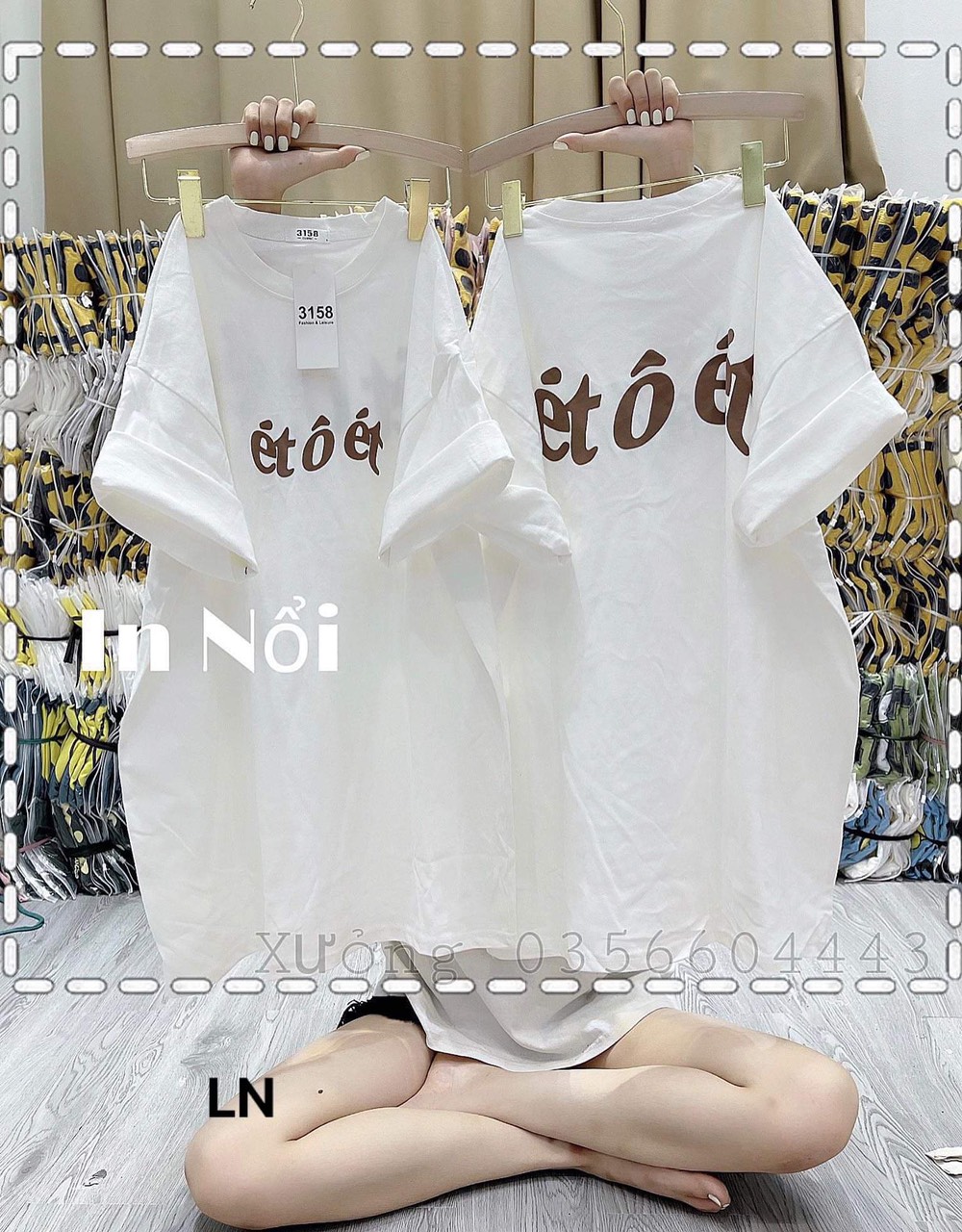 Áo phông ét ô ét Chất cotton
