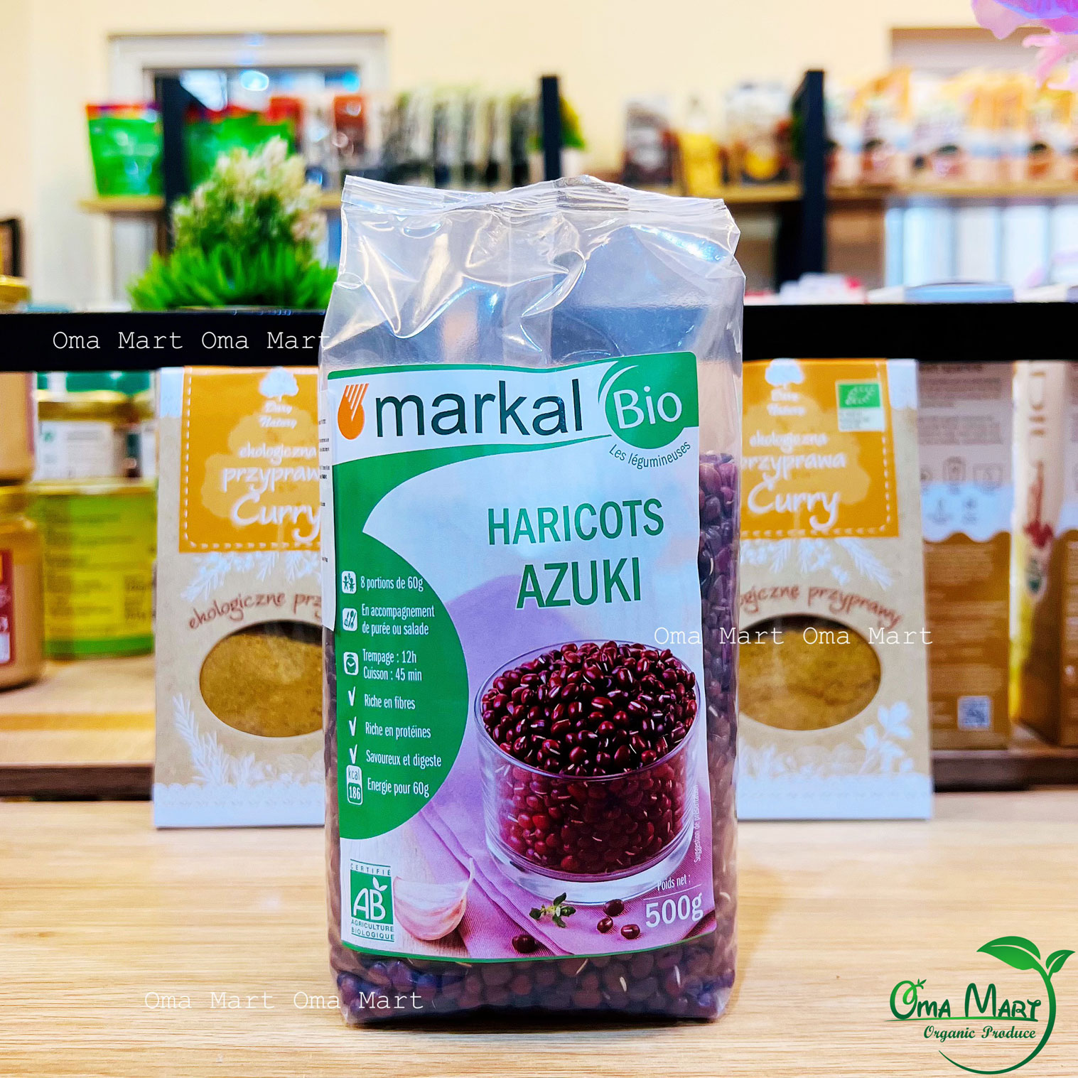Red bean organic azuki MARKAL 500g