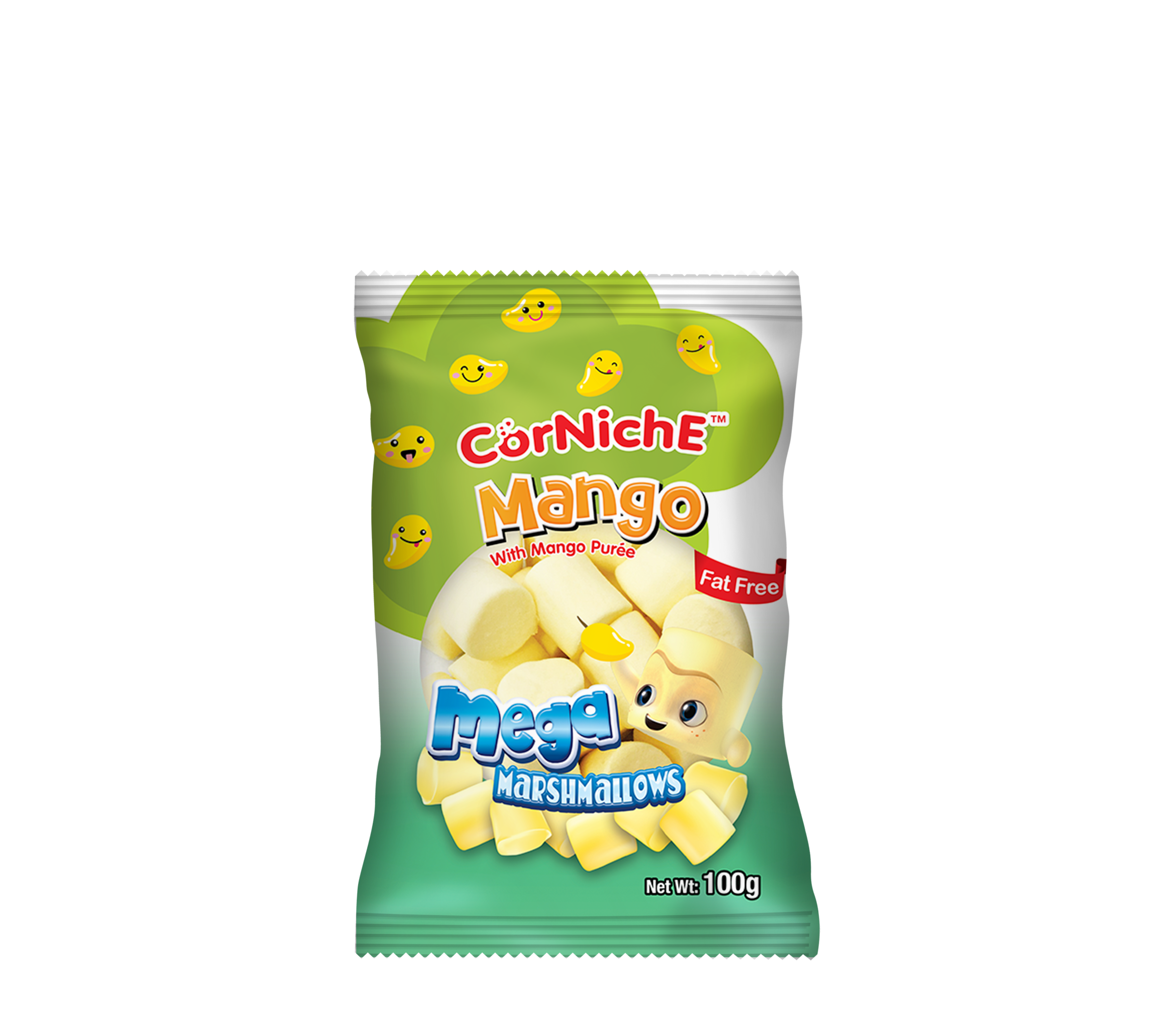 Kẹo Marshmallows vị xoài tự nhiên 100g