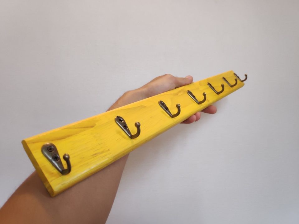 Móc đồng Thanh móc gỗ gắn tường