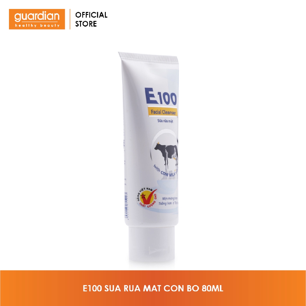 Sữa Rửa Mặt Tinh Chất Sữa Bò Tươi E100 80Ml