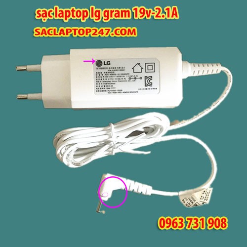 Sạc Laptop LG Gram 19V 2.1A
