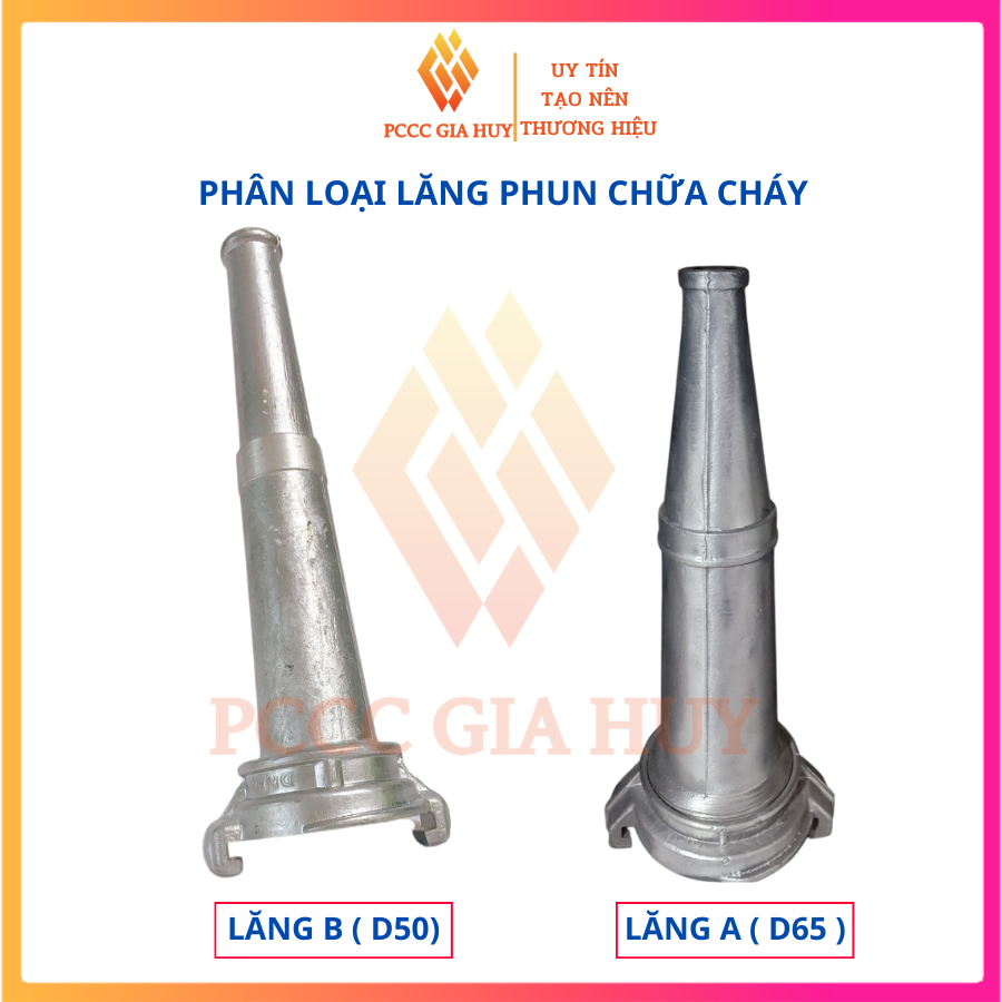 Lăng phun chữa cháy DN-50, DN-65 - PCCC Gia Huy