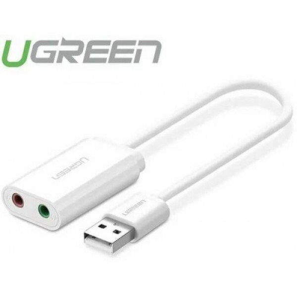 Bảng giá Card sound USB 2.0 to 3.5mm Ugreen. [Giao nhanh] Phong Vũ