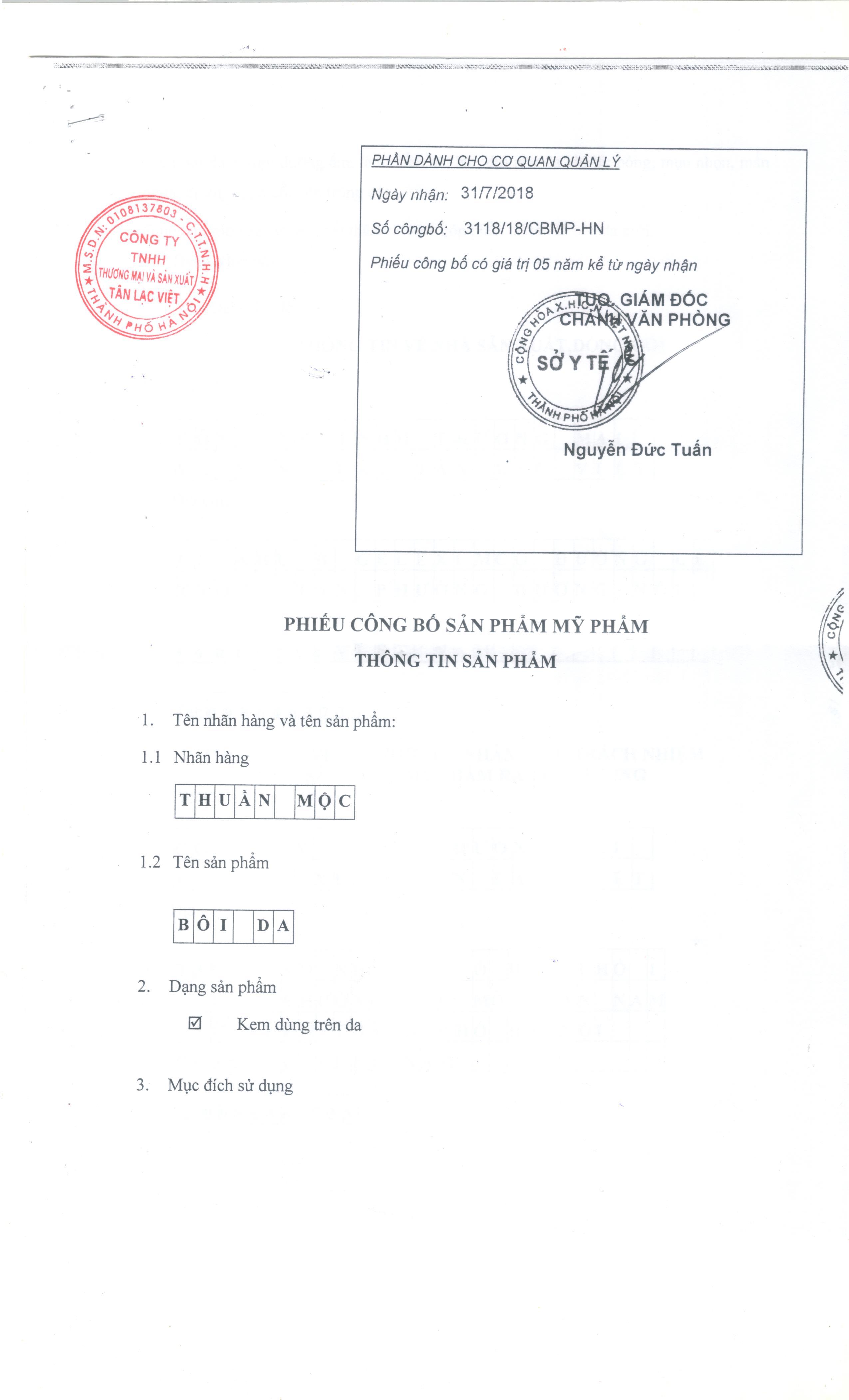 Nước súc miệng Thuần Mộc Cai  th  lá