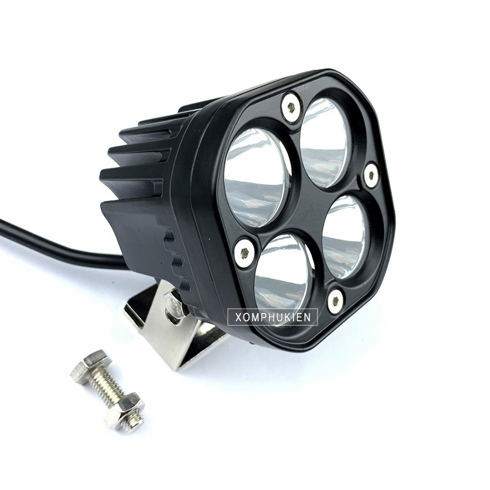 [HCM]Đèn Trợ Sáng L4Z 40W Gắn Xe Máy [ Kính Trắng ]