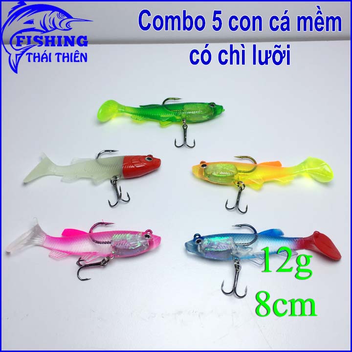 Mồi giả câu cá lóc chẽm cá tráp