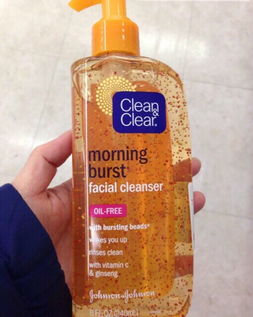 [HCM]Sữa rửa mặt Clean & Clear Morning Burst màu cam 240ml