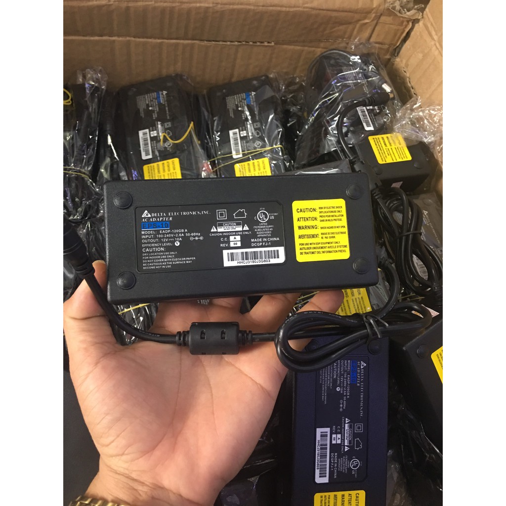 Nguồn 12V10a Delta cho camera và đầu ghi hình