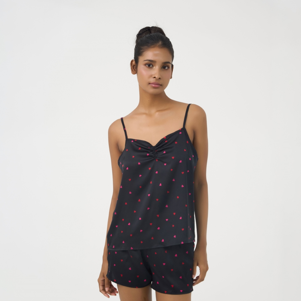 [Mua 3 giảm 20%, mua 2 giảm 15%] Bộ Đồ Short Satin Nữ Vincy BSS077W91