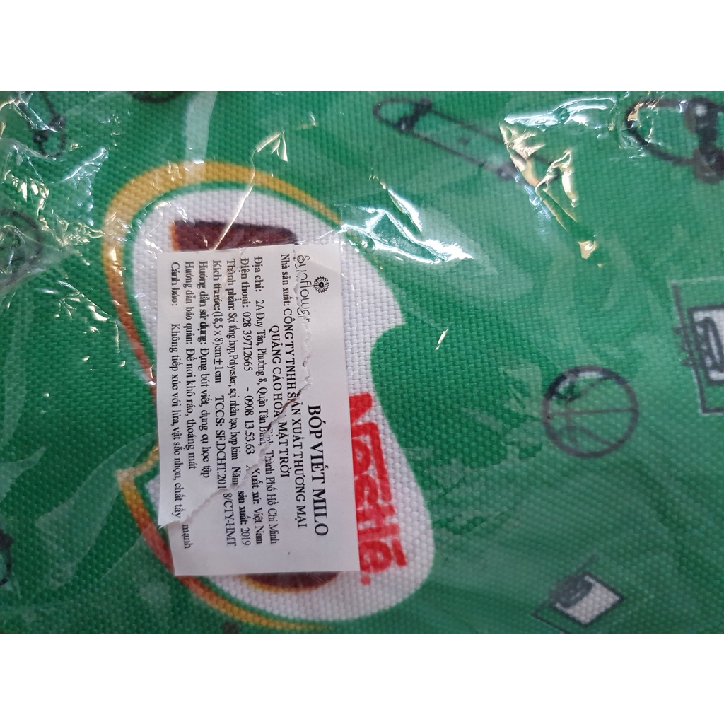 Bóp viết Milo -hàng tặng khuyến mãi