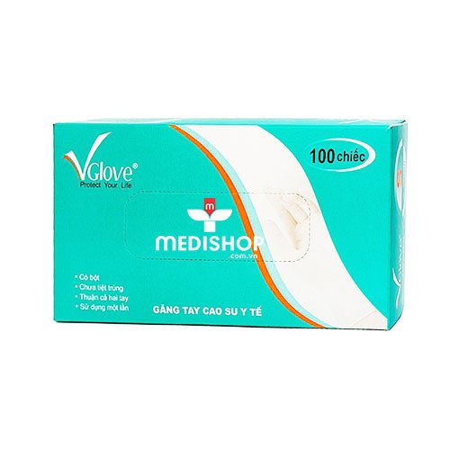 Găng tay y tế không bột và có bột Vglove