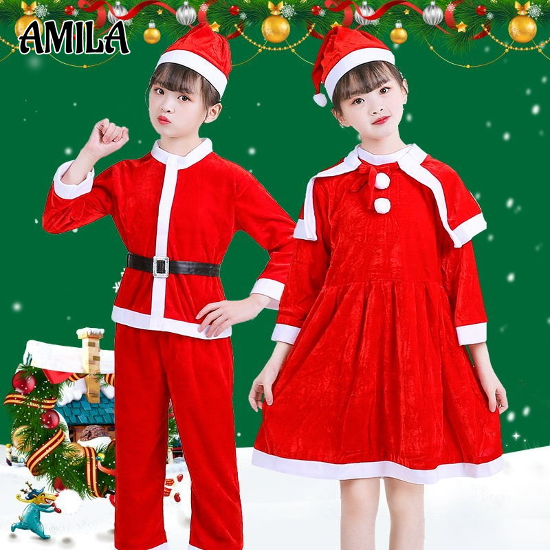AMILA Trang Phục Giáng Sinh Cho Bé Trai Và Bé Gái Trang Phục Giáng Sinh
