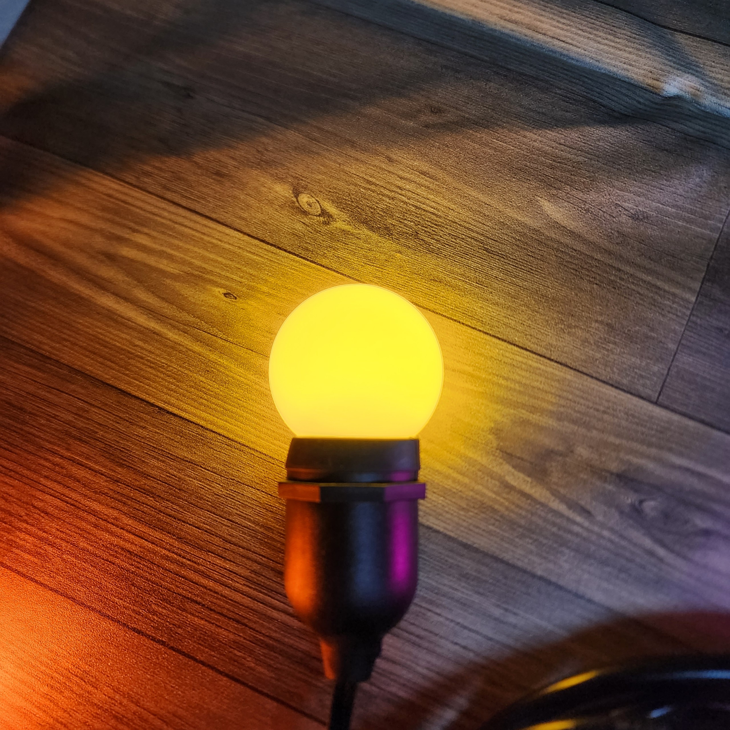 [COMBO 5 ] Bóng Led Chanh Tròn Trang Trí 1W ( 9 Màu ), Đuôi E27