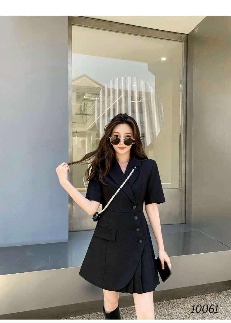 ĐẦM VEST 3 MÀU PHONG CÁCH HÀN QUỐC