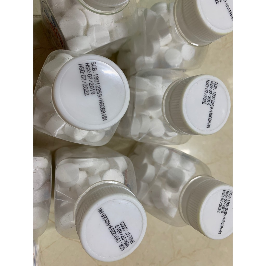 Viên Muối Tinh Nacl Pha Súc Miệng 50 Viên