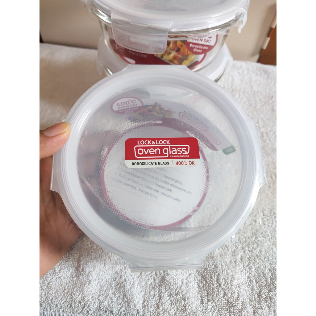 [HCM]Hộp thủy tinh lock and lock 600ml