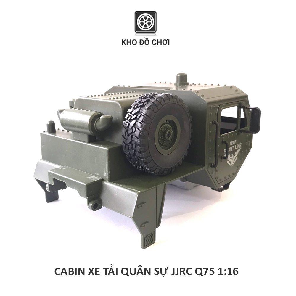 Cabin xe tải JJRC Q75 HEMTT 6x6 1:16