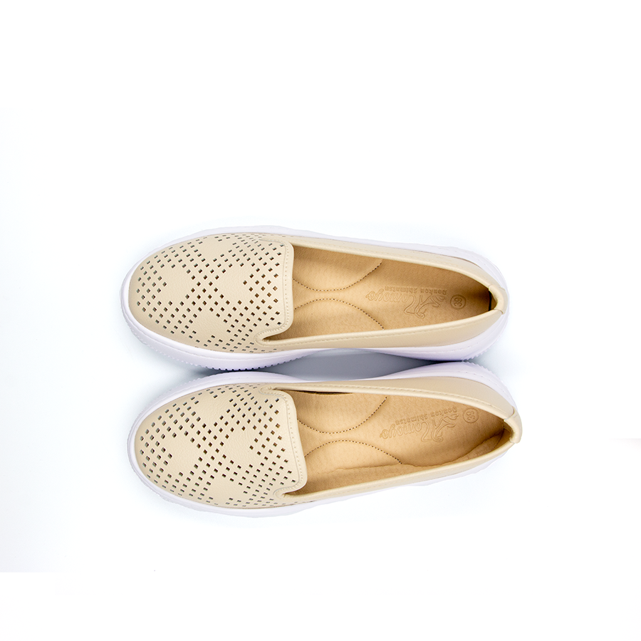 SIÊU SALE 6.6 | Giảm 30% đơn 199k - Giày Sneaker Nữ Tomoyo Da Microfiber "SIÊU NHẸ" TMW20909
