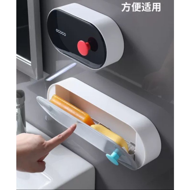 Kệ để xà phòng ECOCO dính tường cao cấp 2119