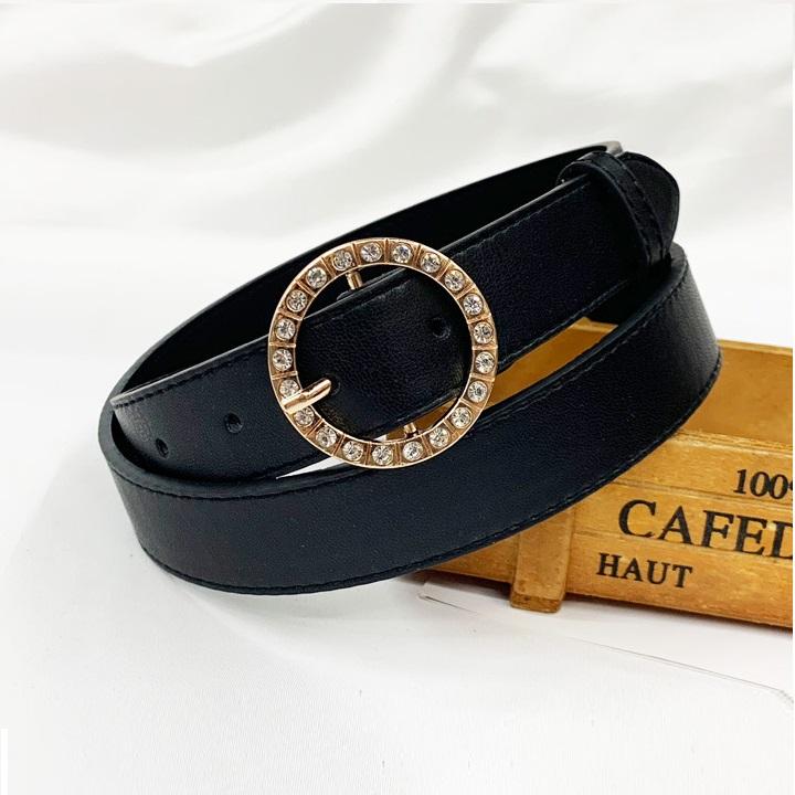 Thắt lưng nữ 3cm đính đá