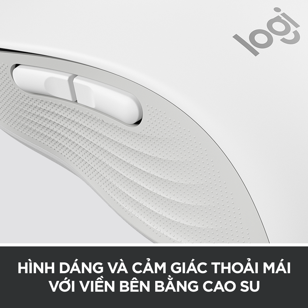 Chuột không dây bluetooth Logitech Signature M650L - Dành cho tay có kích cỡ từ nhỏ tới trung bình, Cuộn SmartWheel, giảm ồn, các nút bên có thể tùy chỉnh Chất lượng cao 1:1