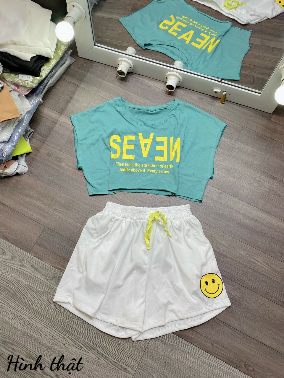 SET BỘ COTTON QUẦN MẶC CƯỜI, set đồ nữ, PHỤNG HOÀNG