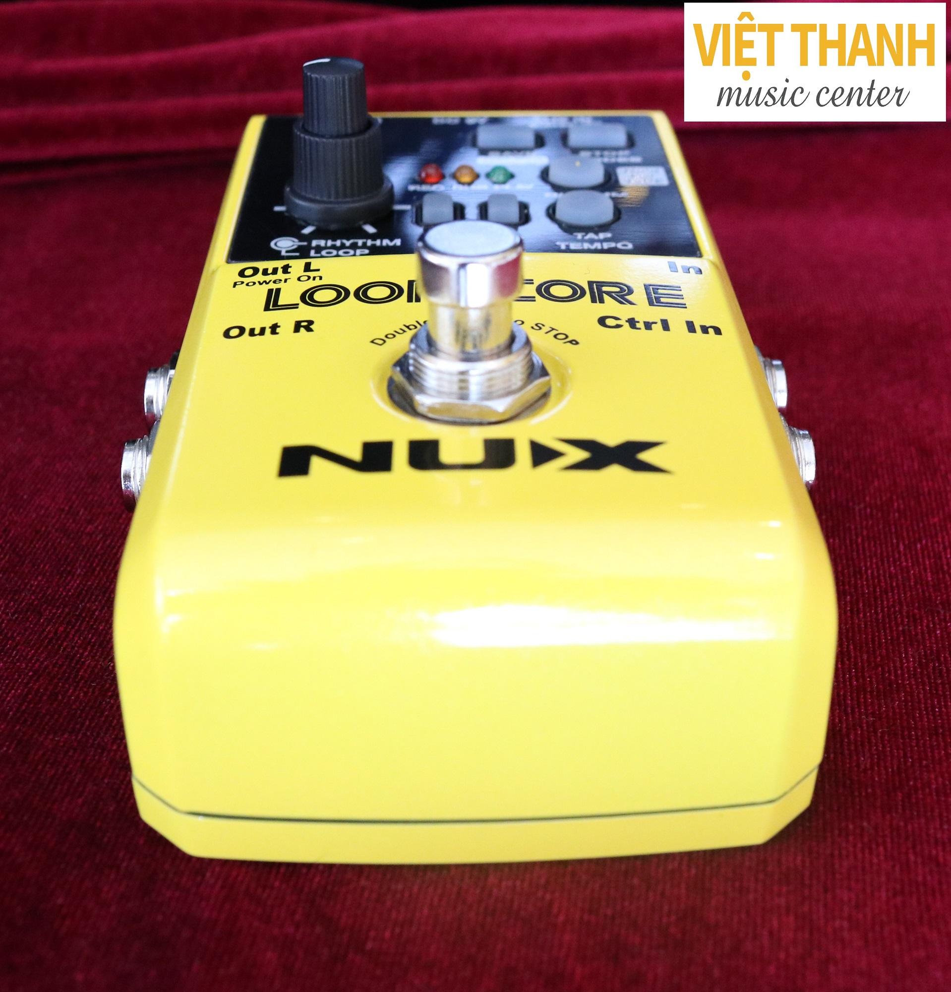 Phơ Guitar tạo vòng lặp Nux Loop Core Effect Pedal (Bàn đạp Looper Fuzz - Thời gian ghi âm 6h)
