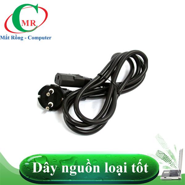 Combo 10 dây nguồn 2 chấu đầu tròn (máy tính , máy in,...)