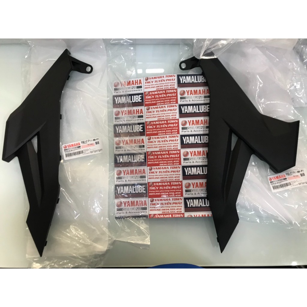 Cốp xe cánh chim đen nhám Exciter 150 chính hãng Yamaha