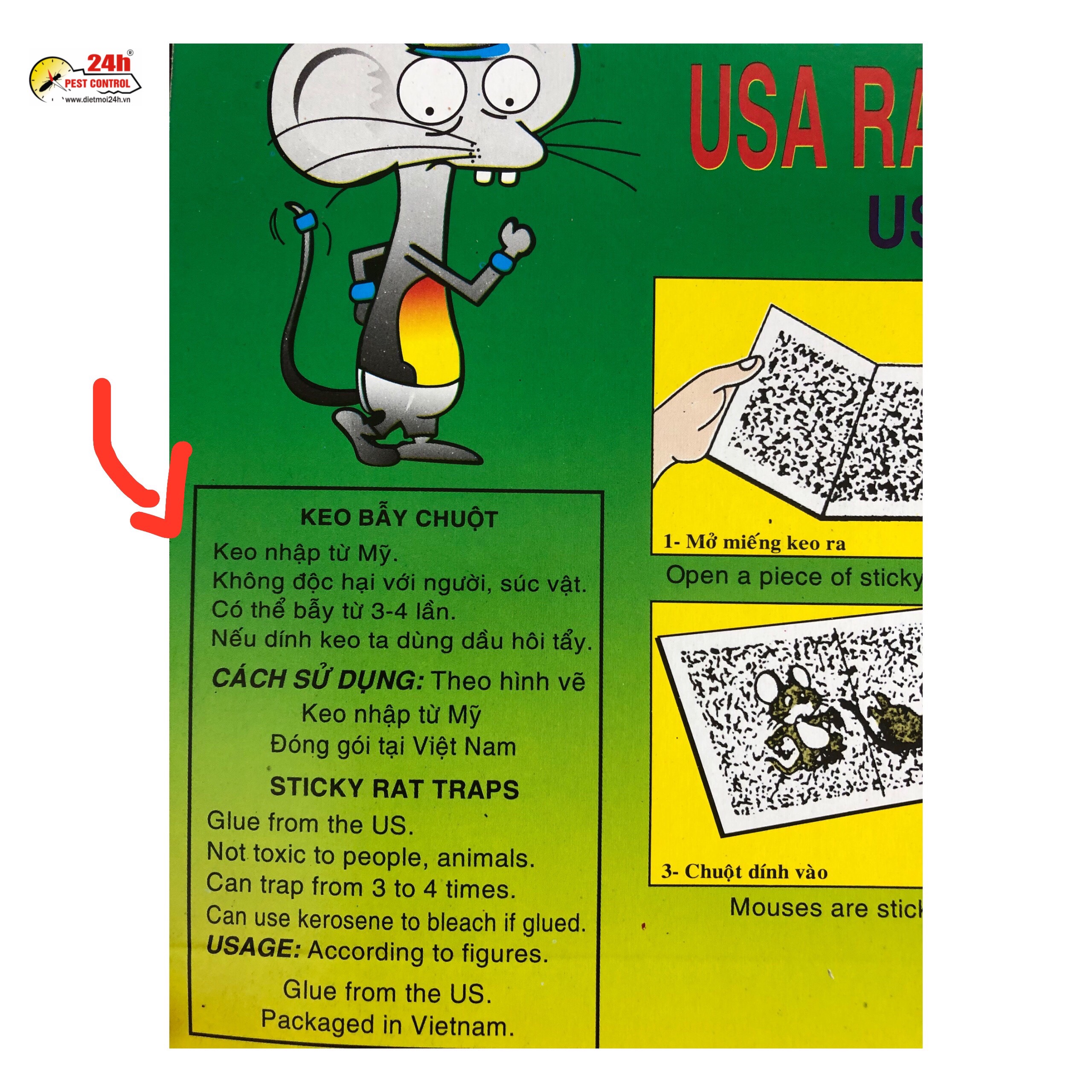 Bẫy dính chuột USA